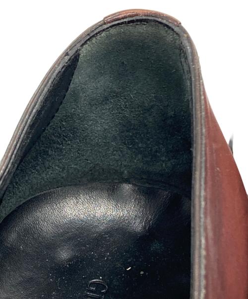 GIORGIO ARMANI（ジョルジョアルマーニ）GIORGIO ARMANI (ジョルジョアルマーニ) ヴァンプローファー ブラウン サイズ:43の古着・服飾アイテム