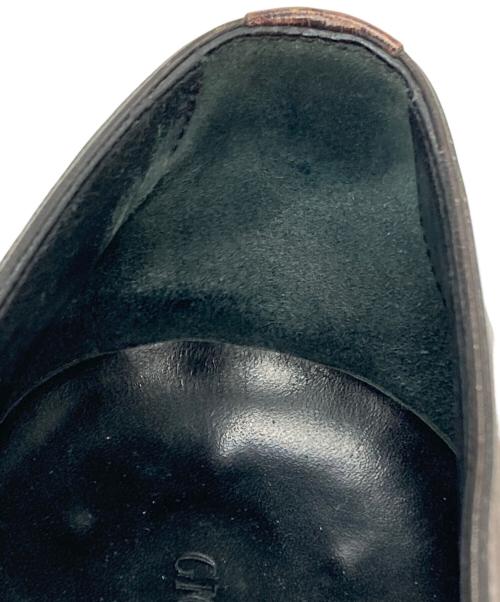 GIORGIO ARMANI（ジョルジョアルマーニ）GIORGIO ARMANI (ジョルジョアルマーニ) ヴァンプローファー ブラウン サイズ:43の古着・服飾アイテム