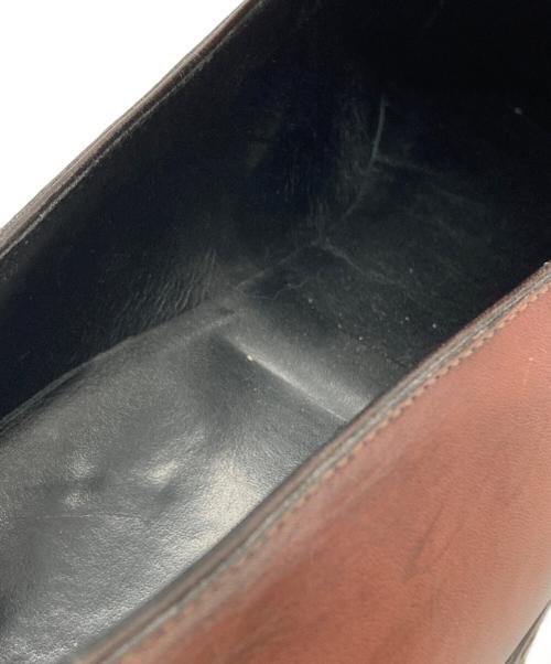 GIORGIO ARMANI（ジョルジョアルマーニ）GIORGIO ARMANI (ジョルジョアルマーニ) ヴァンプローファー ブラウン サイズ:43の古着・服飾アイテム