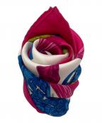HERMESエルメス）の古着「シルクスカーフ/silk scarf」｜ピンク