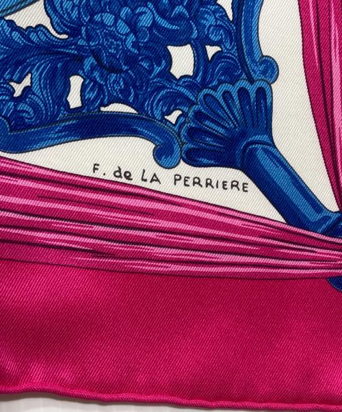 HERMES（エルメス）HERMES (エルメス) シルクスカーフ/silk scarf ピンクの古着・服飾アイテム