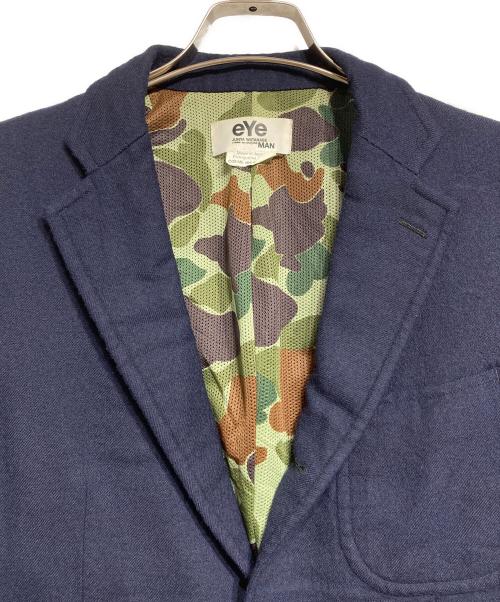 eYe COMME des GARCONS JUNYAWATANABE MAN（アイ コム デ ギャルソン ジュンヤ ワタナベ マン）eYe COMME des GARCONS JUNYAWATANABE MAN (アイ コム デ ギャルソン ジュンヤ ワタナベ マン) ウール縮絨3Bジャケット ネイビー サイズ:Sの古着・服飾アイテム