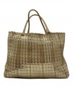 ANTEPRIMAアンテプリマ）の古着「イントレッチオワイヤートート/Intreccio Wire Tote Bag」｜ゴールド