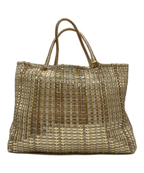 ANTEPRIMA（アンテプリマ）ANTEPRIMA (アンテプリマ) イントレッチオワイヤートート/Intreccio Wire Tote Bag ゴールドの古着・服飾アイテム