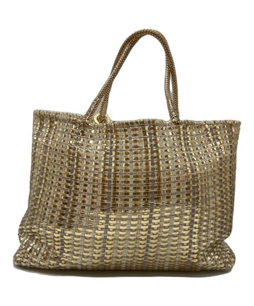 ANTEPRIMA（アンテプリマ）ANTEPRIMA (アンテプリマ) イントレッチオワイヤートート/Intreccio Wire Tote Bag ゴールドの古着・服飾アイテム