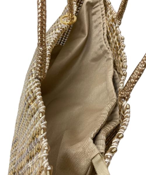 ANTEPRIMA（アンテプリマ）ANTEPRIMA (アンテプリマ) イントレッチオワイヤートート/Intreccio Wire Tote Bag ゴールドの古着・服飾アイテム