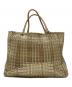 ANTEPRIMA（アンテプリマ）の古着「イントレッチオワイヤートート/Intreccio Wire Tote Bag」｜ゴールド