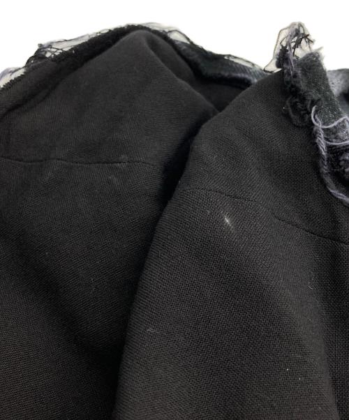 BLANK（ブランク）BLANK (ブランク) BURNT OMBRE CHECK ROBE/バーントオンブレチェックローブ ブラックの古着・服飾アイテム