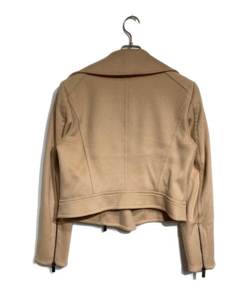 CELINE（セリーヌ）CELINE (セリーヌ) メルトンライダースジャケット/Melton Riders Jacket ベージュ サイズ:42の古着・服飾アイテム
