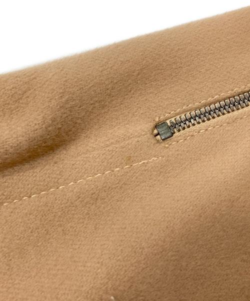 CELINE（セリーヌ）CELINE (セリーヌ) メルトンライダースジャケット/Melton Riders Jacket ベージュ サイズ:42の古着・服飾アイテム