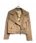 CELINE（セリーヌ）の古着「メルトンライダースジャケット/Melton Riders Jacket」｜ベージュ