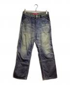 COMME des GARCONS JUNYA WATANABE MAN×LEVI'Sコム デ ギャルソン ジュンヤ ワタナベ マン×リーバイス）の古着「転写デニムパンツ」｜インディゴ