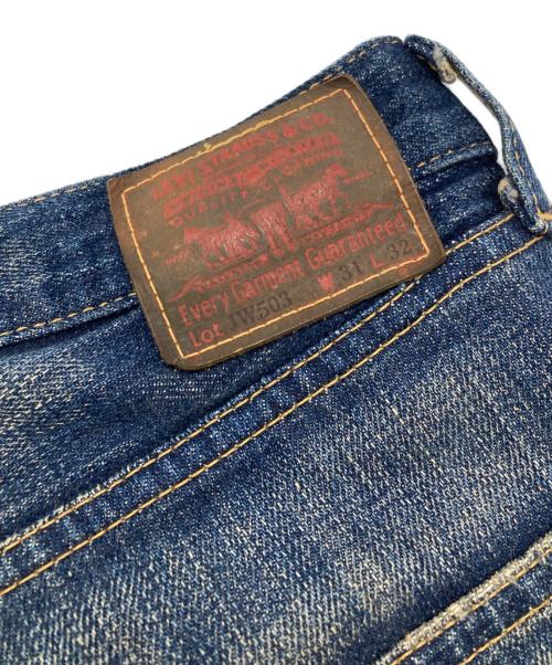 COMME des GARCONS JUNYA WATANABE MAN（コム デ ギャルソン ジュンヤ ワタナベ マン）COMME des GARCONS JUNYA WATANABE MAN LEVI'S (リーバイス) JW503プリントデニムパンツ/Print Denim Pants インディゴ サイズ:Ｓの古着・服飾アイテム