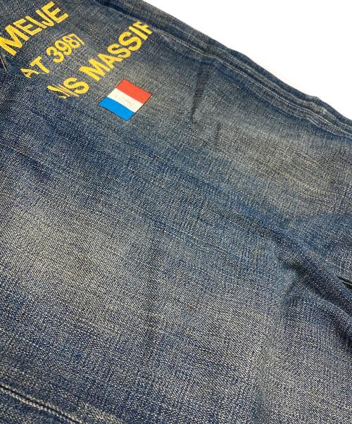 COMME des GARCONS JUNYA WATANABE MAN（コム デ ギャルソン ジュンヤ ワタナベ マン）COMME des GARCONS JUNYA WATANABE MAN LEVI'S (リーバイス) JW503プリントデニムパンツ/Print Denim Pants インディゴ サイズ:Ｓの古着・服飾アイテム