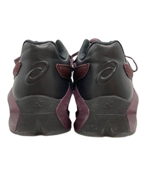 asics（アシックス）asics (アシックス) Novalis Gel-Teremoa Black Dahlia/ノァリス ゲルテレモア ブラックダリア ブラック×ワインレッド サイズ:27.5の古着・服飾アイテム