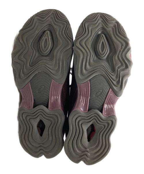asics（アシックス）asics (アシックス) Novalis Gel-Teremoa Black Dahlia/ノァリス ゲルテレモア ブラックダリア ブラック×ワインレッド サイズ:27.5の古着・服飾アイテム