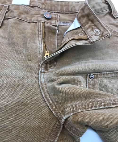 CarHartt（カーハート）CarHartt (カーハート) ダブルニーペインターパンツ ブラウン サイズ:２（regular)の古着・服飾アイテム