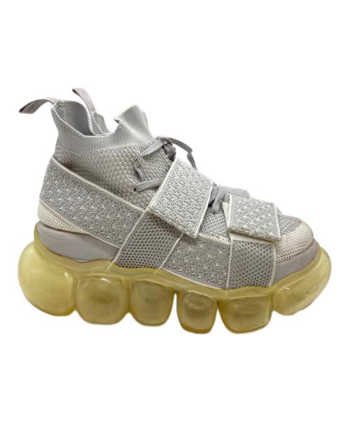 Mikio Sakabe（ミキオサカベ）Mikio Sakabe (ミキオサカベ) Jewelry High Shoes Beltcross/ジュエリーハイシューズベルトクロス グレー サイズ:25の古着・服飾アイテム