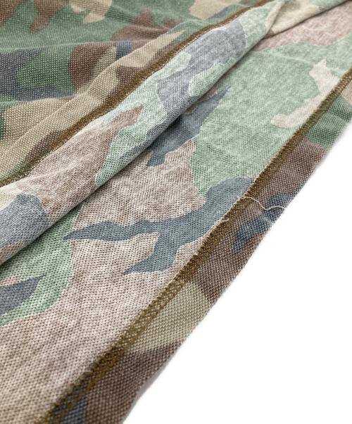 COMME des GARCONS JUNYA WATANABE MAN（コム デ ギャルソン ジュンヤ ワタナベ マン）COMME des GARCONS JUNYA WATANABE MAN (コム デ ギャルソン ジュンヤ ワタナベ マン) LACOSTE (ラコステ) カモフラ鹿の子ポロシャツ/Polo Shirt ブラウン×グリーン サイズ:Ｓの古着・服飾アイテム