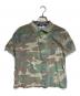 COMME des GARCONS JUNYA WATANABE MAN（コム デ ギャルソン ジュンヤ ワタナベ マン）の古着「カモフラ鹿の子ポロシャツ/Polo Shirt」｜ブラウン×グリーン