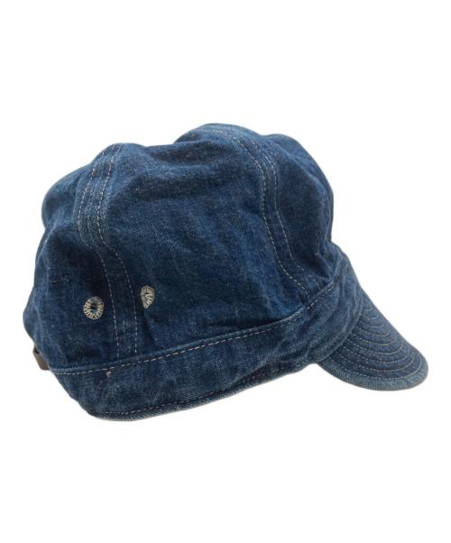 RRL（ダブルアールエル）RRL (ダブルアールエル) デニムワークキャップ/Denim Work Cap インディゴ サイズ:58ｃｍの古着・服飾アイテム