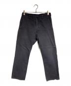 COMME des GARCONS HOMME PLUS×THE ROLLING STONESコムデギャルソンオムプリュス×ザ ローリングストーンズ）の古着「バックプリントパンツ/Back Printed Pants」｜ブラック