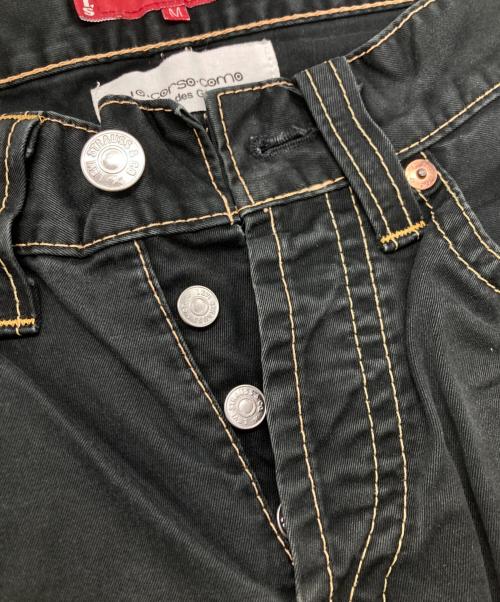 COMME des GARCONS JUNYA WATANABE MAN（コム デ ギャルソン ジュンヤ ワタナベ マン）COMME des GARCONS JUNYA WATANABE MAN LEVI'S 10 corso como トリプルコラボステッチパンツ/Triple Collaboration Stitch Pants ブラック サイズ:Ｍの古着・服飾アイテム