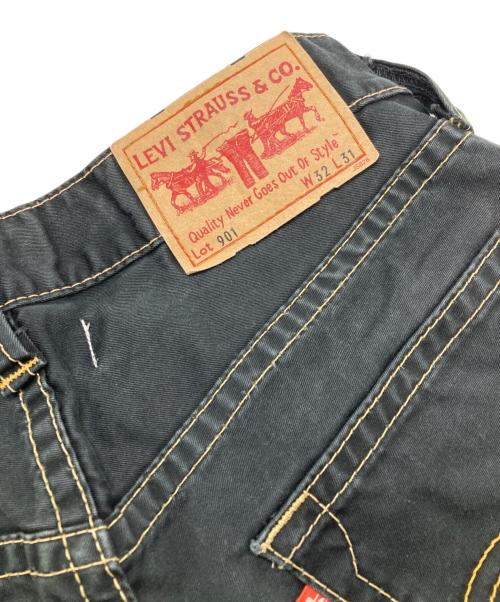 COMME des GARCONS JUNYA WATANABE MAN（コム デ ギャルソン ジュンヤ ワタナベ マン）COMME des GARCONS JUNYA WATANABE MAN LEVI'S 10 corso como トリプルコラボステッチパンツ/Triple Collaboration Stitch Pants ブラック サイズ:Ｍの古着・服飾アイテム