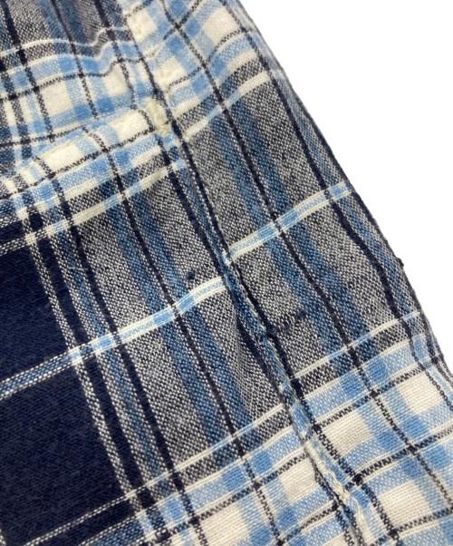 COMME des GARCONS JUNYA WATANABE MAN（コム デ ギャルソン ジュンヤ ワタナベ マン）COMME des GARCONS JUNYA WATANABE MAN 10 corso como (ディエチ コルソコモ) LEVI'S (リーバイス) トリプルコラボチェックハーフパンツ/Shorts ブルー サイズ:Ｓの古着・服飾アイテム