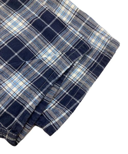 COMME des GARCONS JUNYA WATANABE MAN（コム デ ギャルソン ジュンヤ ワタナベ マン）COMME des GARCONS JUNYA WATANABE MAN 10 corso como (ディエチ コルソコモ) LEVI'S (リーバイス) トリプルコラボチェックハーフパンツ/Shorts ブルー サイズ:Ｓの古着・服飾アイテム