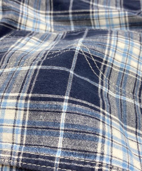 COMME des GARCONS JUNYA WATANABE MAN（コム デ ギャルソン ジュンヤ ワタナベ マン）COMME des GARCONS JUNYA WATANABE MAN 10 corso como (ディエチ コルソコモ) LEVI'S (リーバイス) トリプルコラボチェックハーフパンツ/Shorts ブルー サイズ:Ｓの古着・服飾アイテム