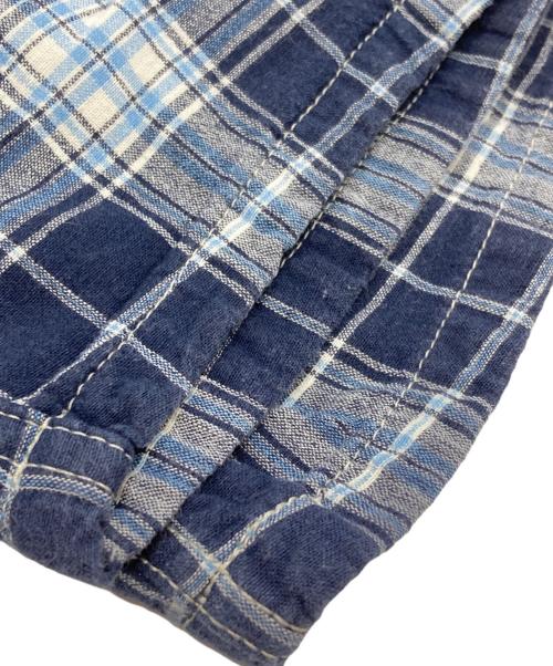 COMME des GARCONS JUNYA WATANABE MAN（コム デ ギャルソン ジュンヤ ワタナベ マン）COMME des GARCONS JUNYA WATANABE MAN 10 corso como (ディエチ コルソコモ) LEVI'S (リーバイス) トリプルコラボチェックハーフパンツ/Shorts ブルー サイズ:Ｓの古着・服飾アイテム