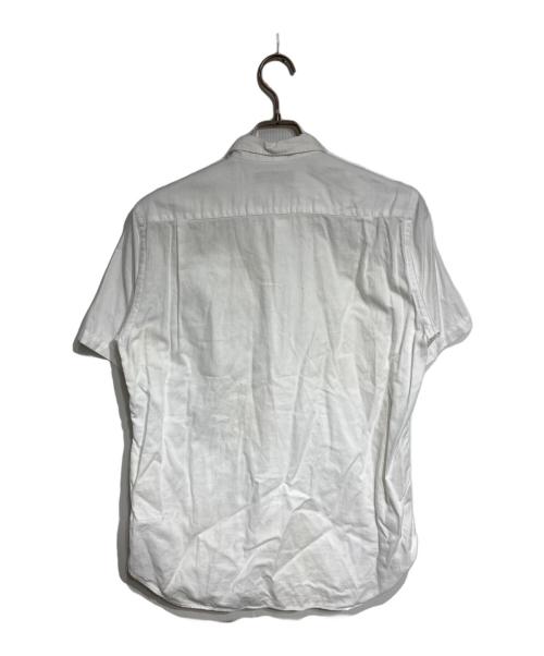 COMME des GARCONS HOMME（コムデギャルソン オム）COMME des GARCONS HOMME (コムデギャルソン オム) パッチワークS/Sシャツ/Patchwork Shirt ホワイト サイズ:Sの古着・服飾アイテム