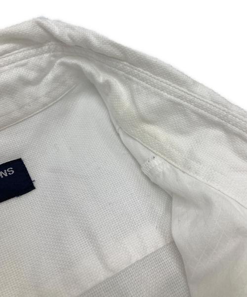 COMME des GARCONS HOMME（コムデギャルソン オム）COMME des GARCONS HOMME (コムデギャルソン オム) パッチワークS/Sシャツ/Patchwork Shirt ホワイト サイズ:Sの古着・服飾アイテム