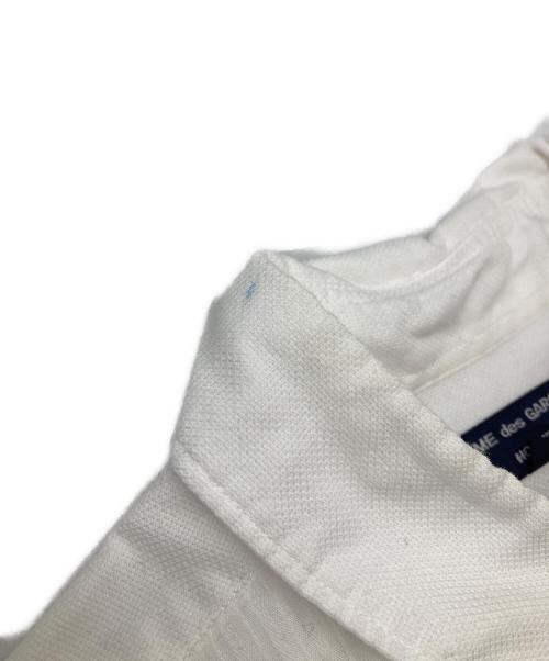 COMME des GARCONS HOMME（コムデギャルソン オム）COMME des GARCONS HOMME (コムデギャルソン オム) パッチワークS/Sシャツ/Patchwork Shirt ホワイト サイズ:Sの古着・服飾アイテム