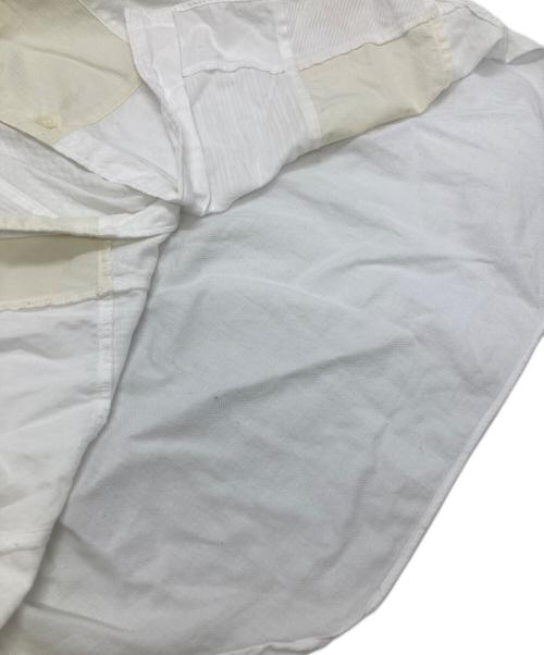 COMME des GARCONS HOMME（コムデギャルソン オム）COMME des GARCONS HOMME (コムデギャルソン オム) パッチワークS/Sシャツ/Patchwork Shirt ホワイト サイズ:Sの古着・服飾アイテム