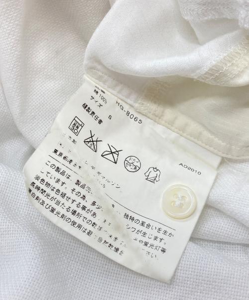 COMME des GARCONS HOMME（コムデギャルソン オム）COMME des GARCONS HOMME (コムデギャルソン オム) パッチワークS/Sシャツ/Patchwork Shirt ホワイト サイズ:Sの古着・服飾アイテム
