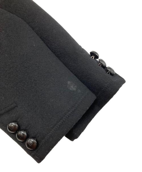 COMME des GARCONS JUNYA WATANABE MAN（コム デ ギャルソン ジュンヤ ワタナベ マン）COMME des GARCONS JUNYA WATANABE MAN カシミヤブレンドボンディングチェスターコート/Cashmere-blend bonded chester coat ブラック サイズ:Ｓの古着・服飾アイテム