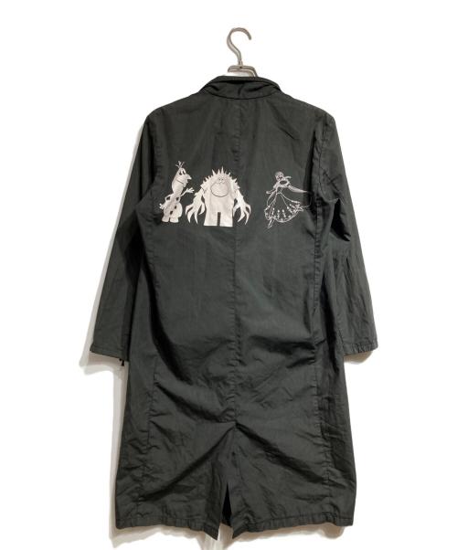 COMME des GARCONS（コムデギャルソン）COMME des GARCONS (コムデギャルソン) DISNEY (ディズニー) バックプリントアトリエコート/Back-print atelier coat ブラック サイズ:Lの古着・服飾アイテム