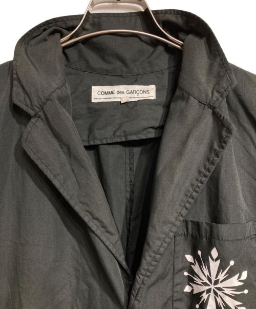 COMME des GARCONS（コムデギャルソン）COMME des GARCONS (コムデギャルソン) DISNEY (ディズニー) バックプリントアトリエコート/Back-print atelier coat ブラック サイズ:Lの古着・服飾アイテム
