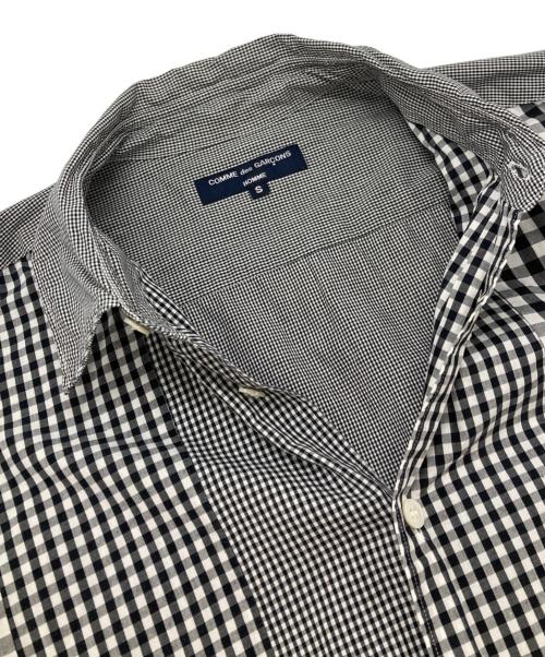 COMME des GARCONS HOMME（コムデギャルソン オム）COMME des GARCONS HOMME (コムデギャルソン オム) チェックデザインシャツ/Check Shirt ブラック×グレー サイズ:Ｓの古着・服飾アイテム