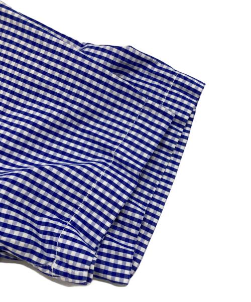 COMME des GARCONS HOMME（コムデギャルソン オム）COMME des GARCONS HOMME (コムデギャルソン オム) ストライプパッチワーク シャツ/Stripe Patchwork Shirt ブルー×ホワイト サイズ:Ｓの古着・服飾アイテム
