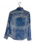 RRL (ダブルアールエル) BANDANA INDIGO WORK SHIRTS/バンダナインディゴワークシャツ ブルー サイズ:ＸＳ：20000円