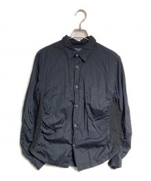 COMME des GARCONS HOMME（コムデギャルソン オム）の古着「縮絨ウール切替シャツ/Shirt」｜ブラック