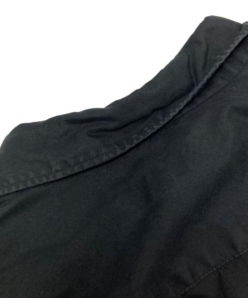 COMME des GARCONS HOMME（コムデギャルソン オム）COMME des GARCONS HOMME (コムデギャルソン オム) 縮絨ウール切替シャツ/Shirt ブラック サイズ:Ｓの古着・服飾アイテム