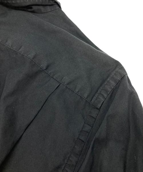 COMME des GARCONS HOMME（コムデギャルソン オム）COMME des GARCONS HOMME (コムデギャルソン オム) 縮絨ウール切替シャツ/Shirt ブラック サイズ:Ｓの古着・服飾アイテム