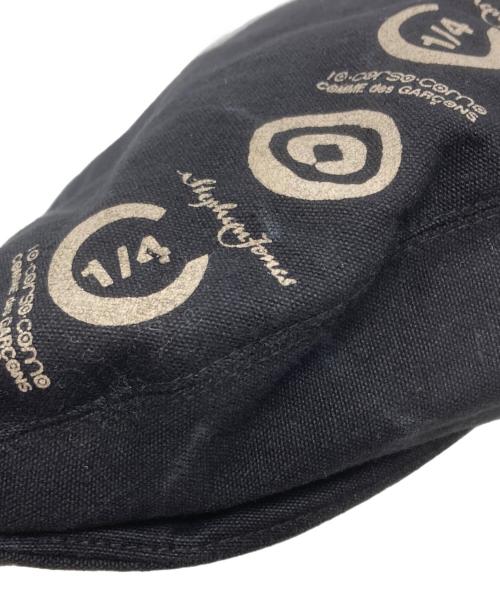 Stephen Jones（スティーブンジョーンズ）Stephen Jones (スティーブンジョーンズ) 10 corso como (ディエチ コルソコモ) COMME des GARCONS (コムデギャルソン) 別注ハンチング キャップ ブラックの古着・服飾アイテム