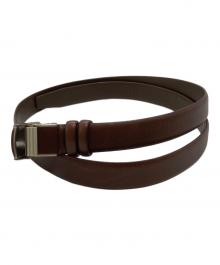 COMME des GARCONS HOMME（コムデギャルソン オム）の古着「レザーベルト/Leather Belt」｜ブラウン