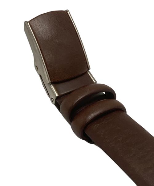 COMME des GARCONS HOMME（コムデギャルソン オム）COMME des GARCONS HOMME (コムデギャルソン オム) レザーベルト/Leather Belt ブラウンの古着・服飾アイテム