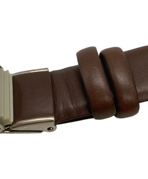 COMME des GARCONS HOMME（コムデギャルソン オム）COMME des GARCONS HOMME (コムデギャルソン オム) レザーベルト/Leather Belt ブラウンの古着・服飾アイテム